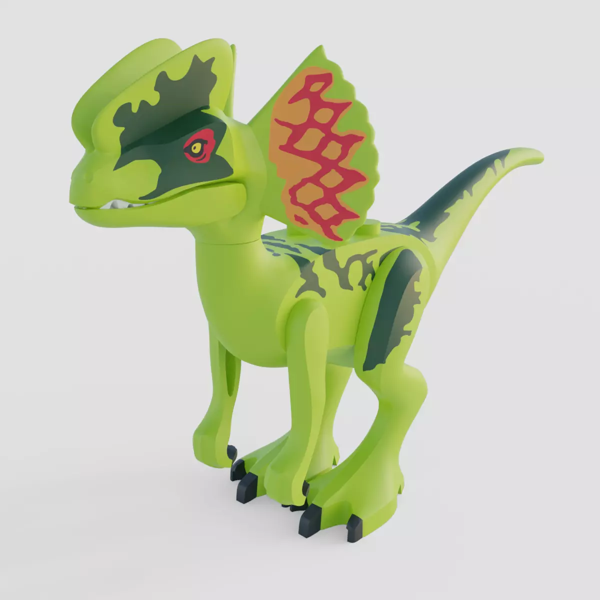 LEGO Dilophofig 3D model_0