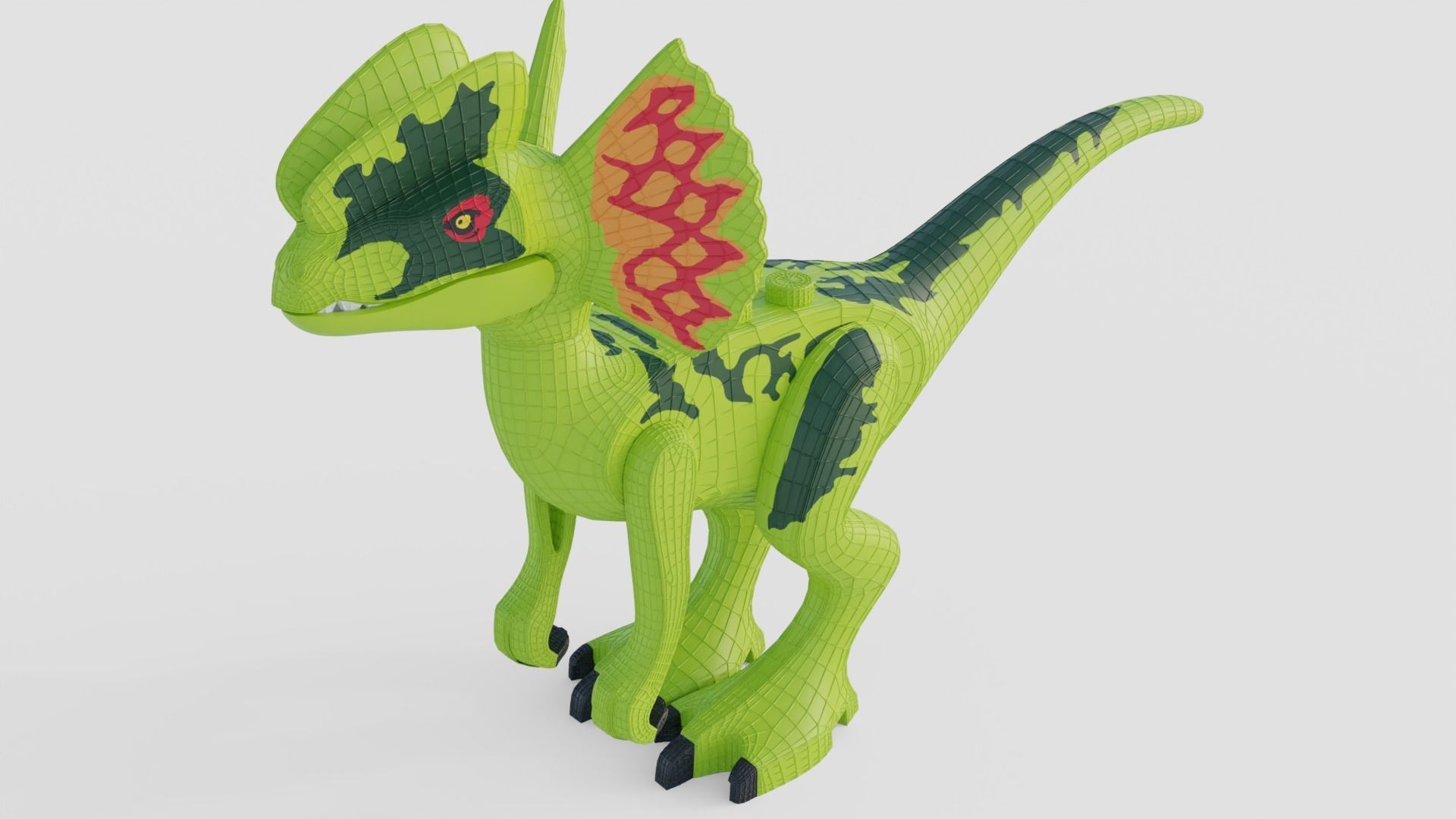 LEGO Dilophofig 3D model_7