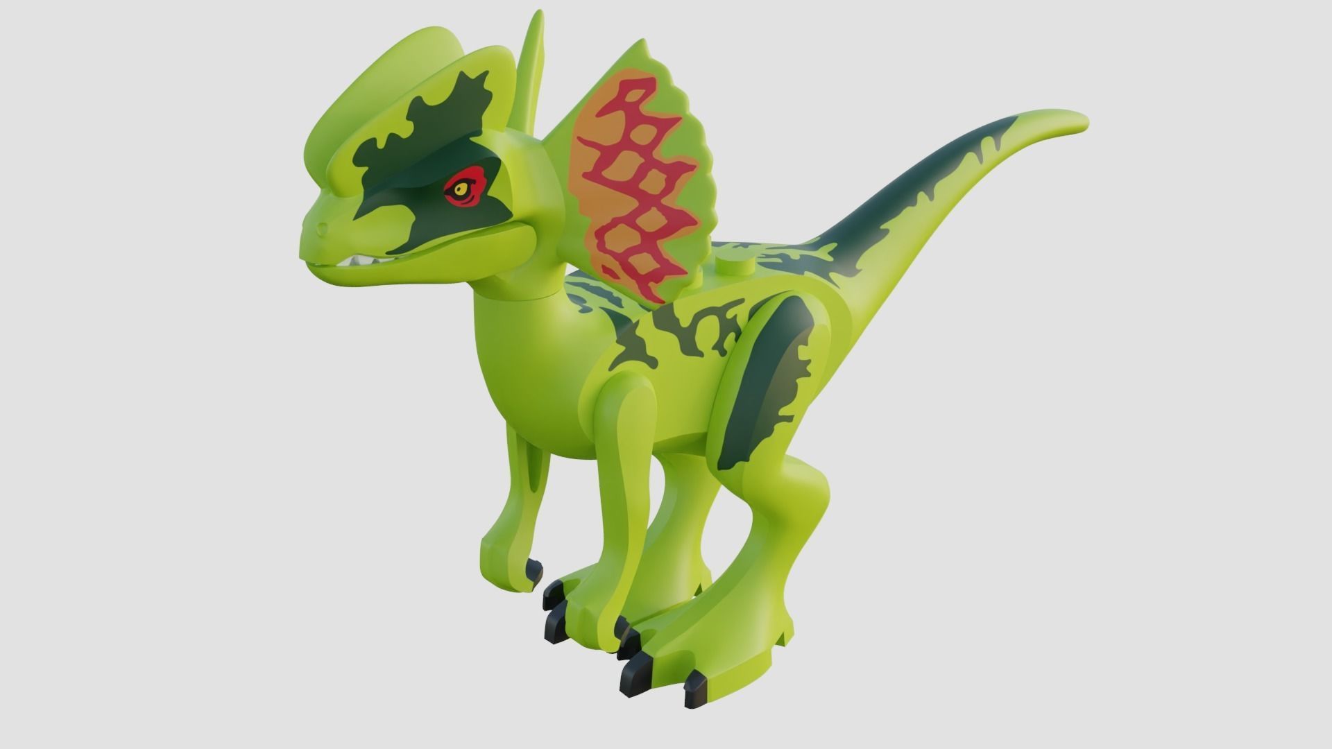 LEGO Dilophofig 3D model_2