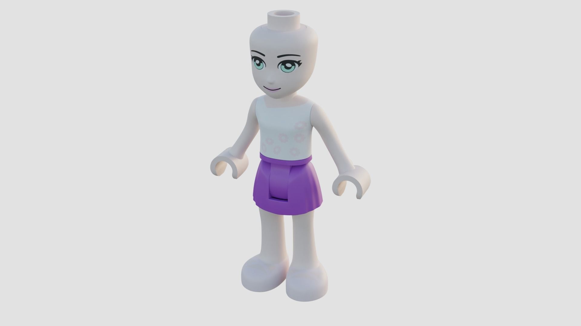 LEGO Dollfig 3D model_2