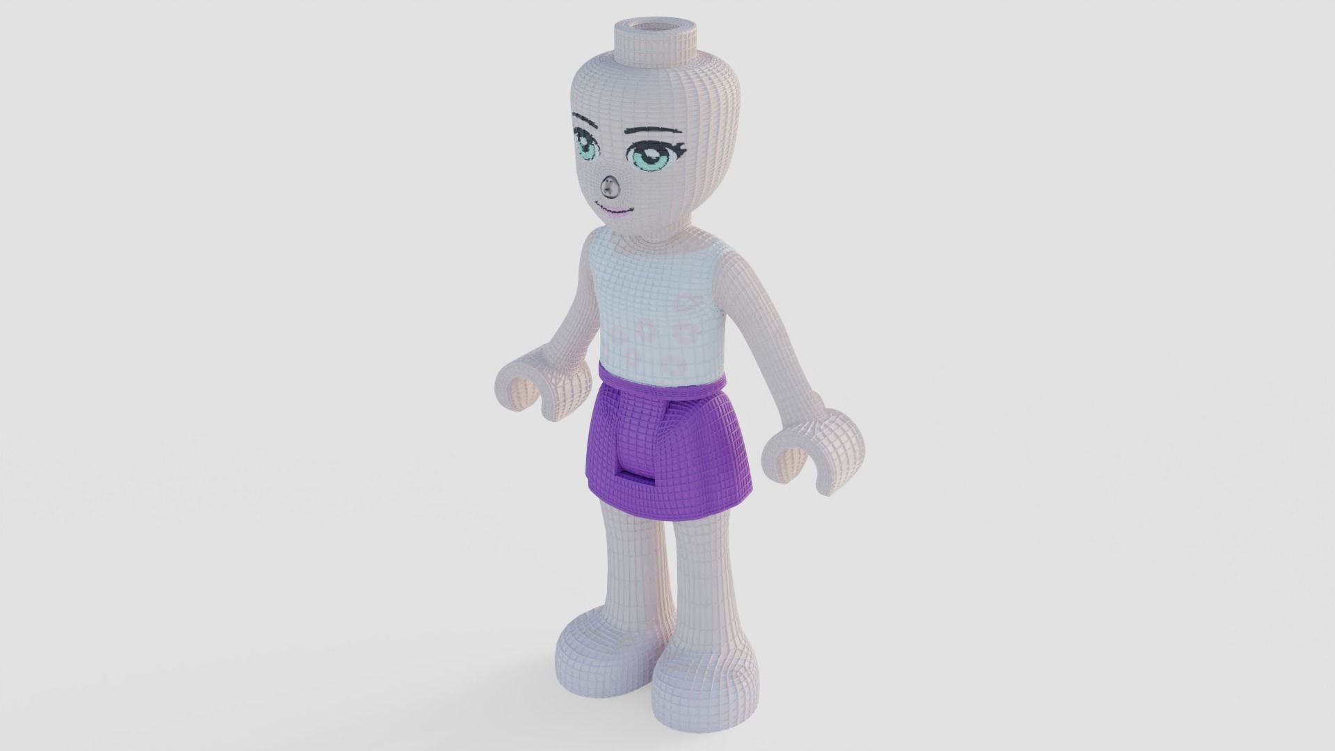 LEGO Dollfig 3D model_7