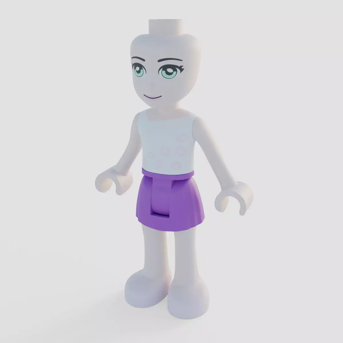 LEGO Dollfig 3D model_0