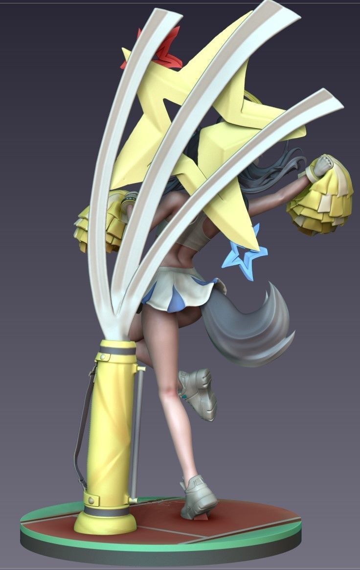 Nekozuka Hibiki Cheerleader Version - Blue Archive 3D print model_4