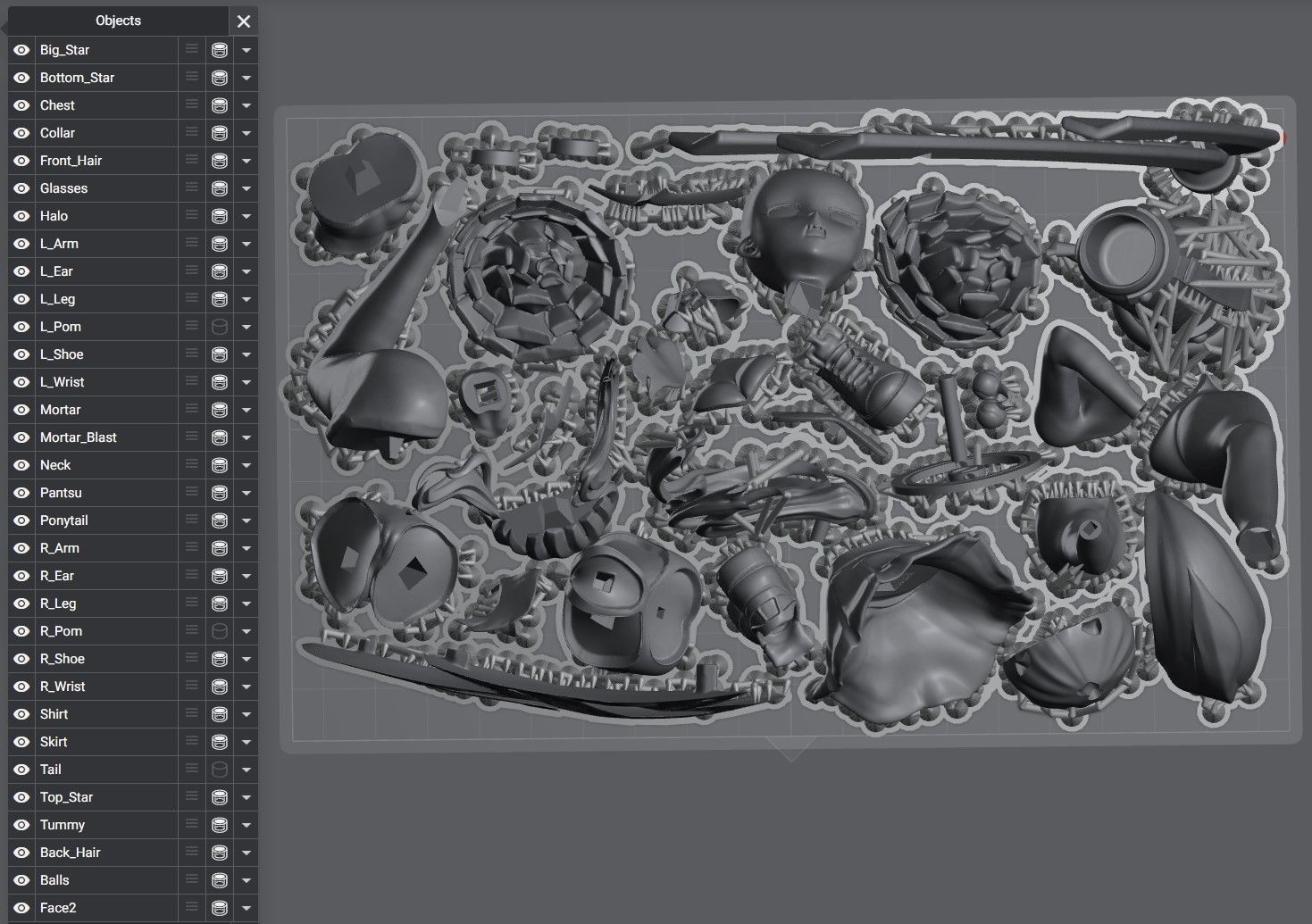 Nekozuka Hibiki Cheerleader Version - Blue Archive 3D print model_14