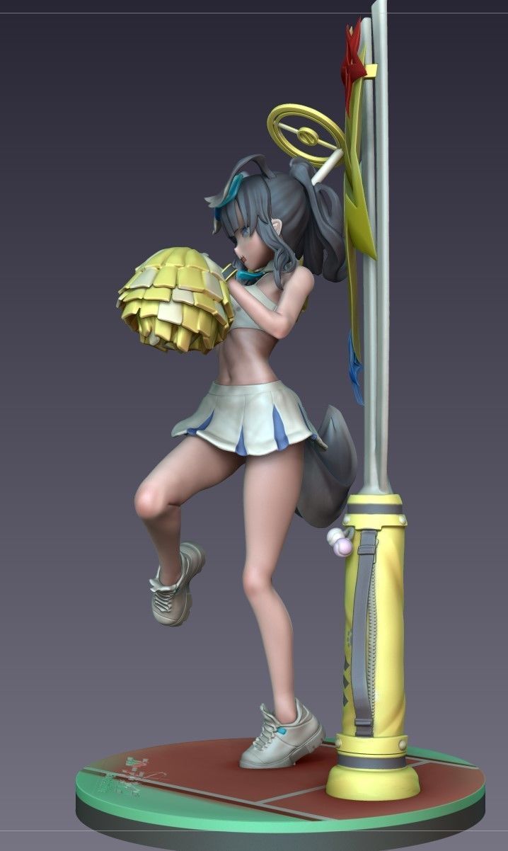 Nekozuka Hibiki Cheerleader Version - Blue Archive 3D print model_6