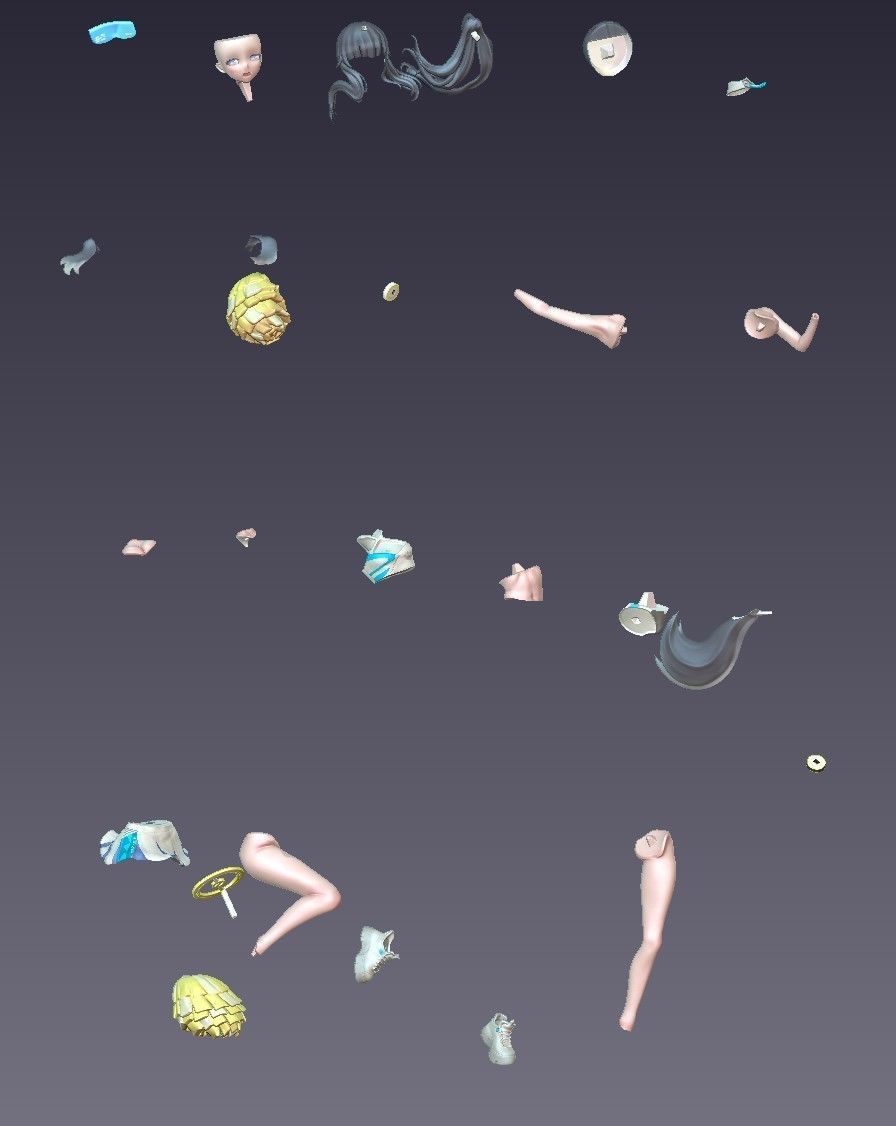 Nekozuka Hibiki Cheerleader Version - Blue Archive 3D print model_12