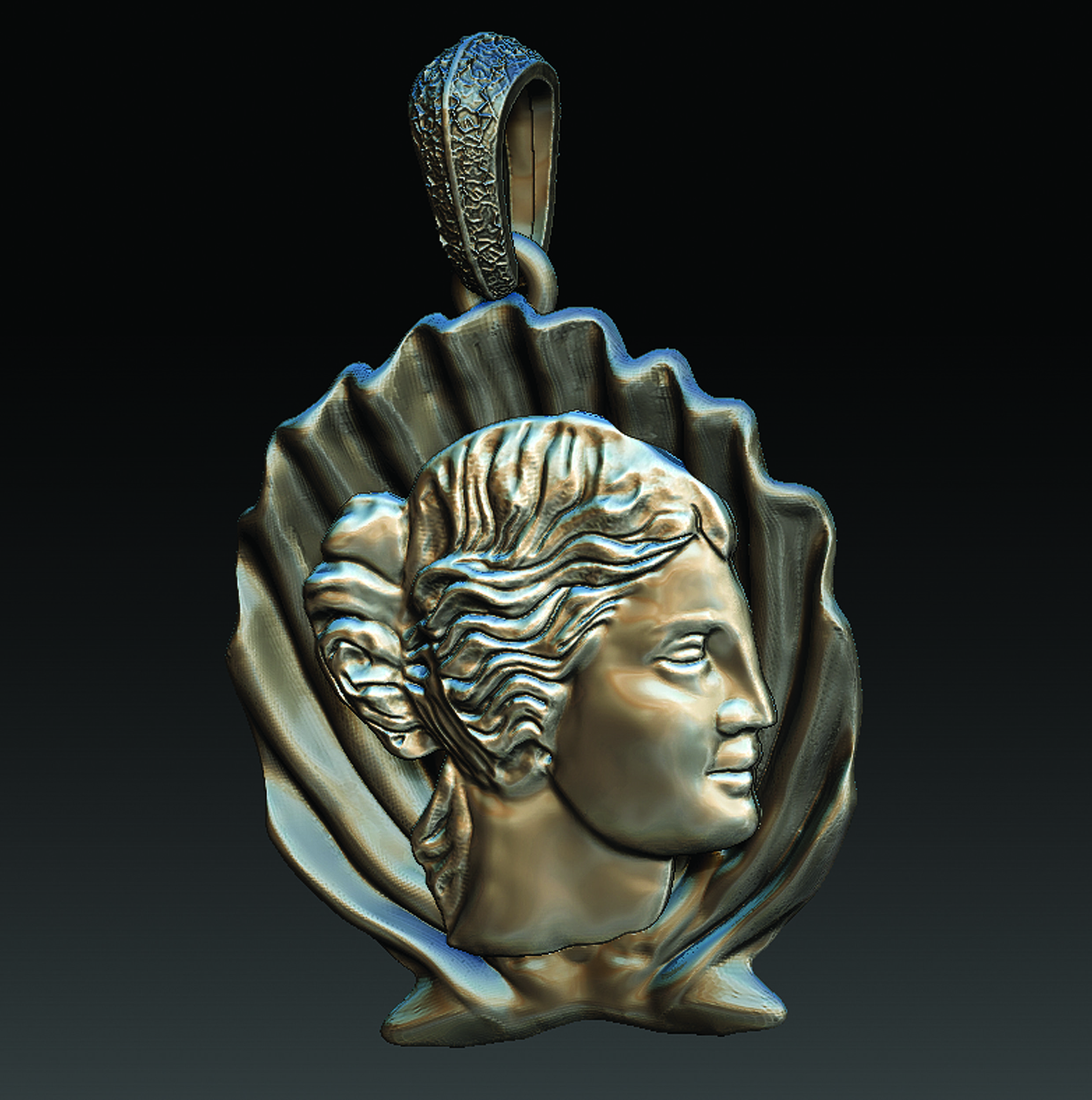 APHRODITE NECKLACE 3D print model_10