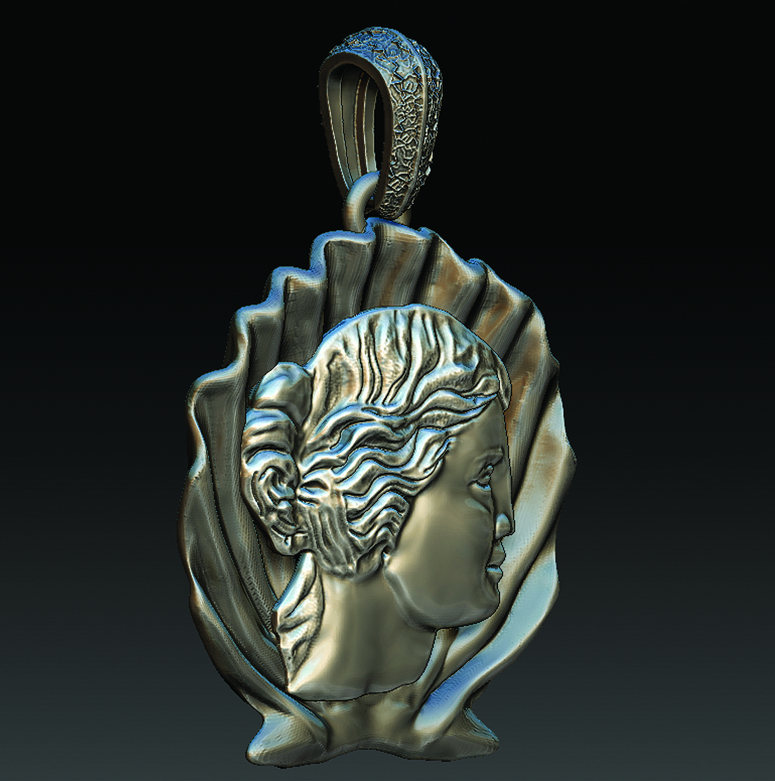 APHRODITE NECKLACE 3D print model_11