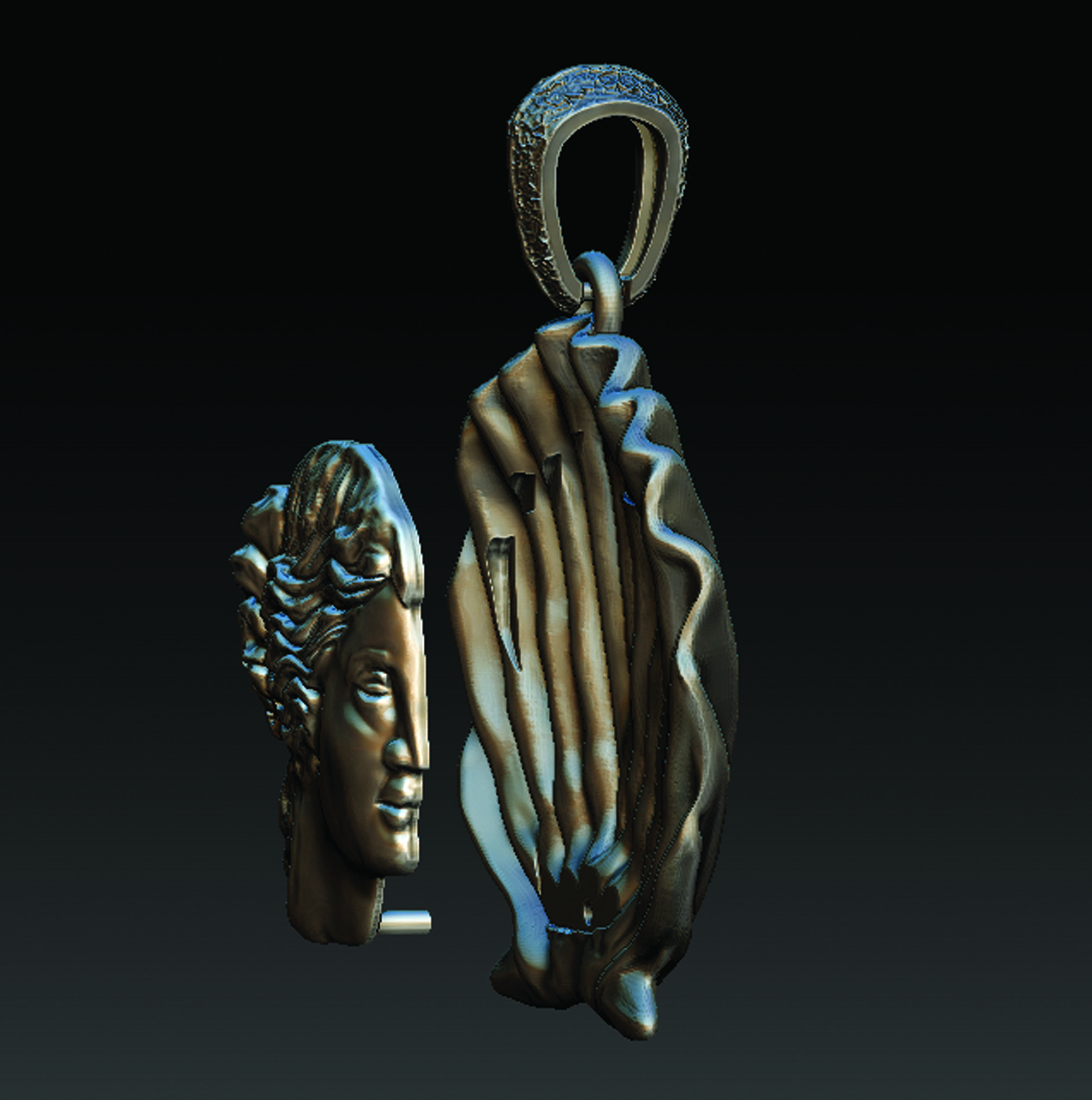 APHRODITE NECKLACE 3D print model_18