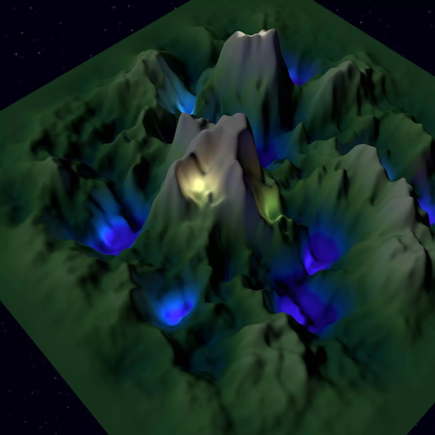 Sci-fi valley 3D model