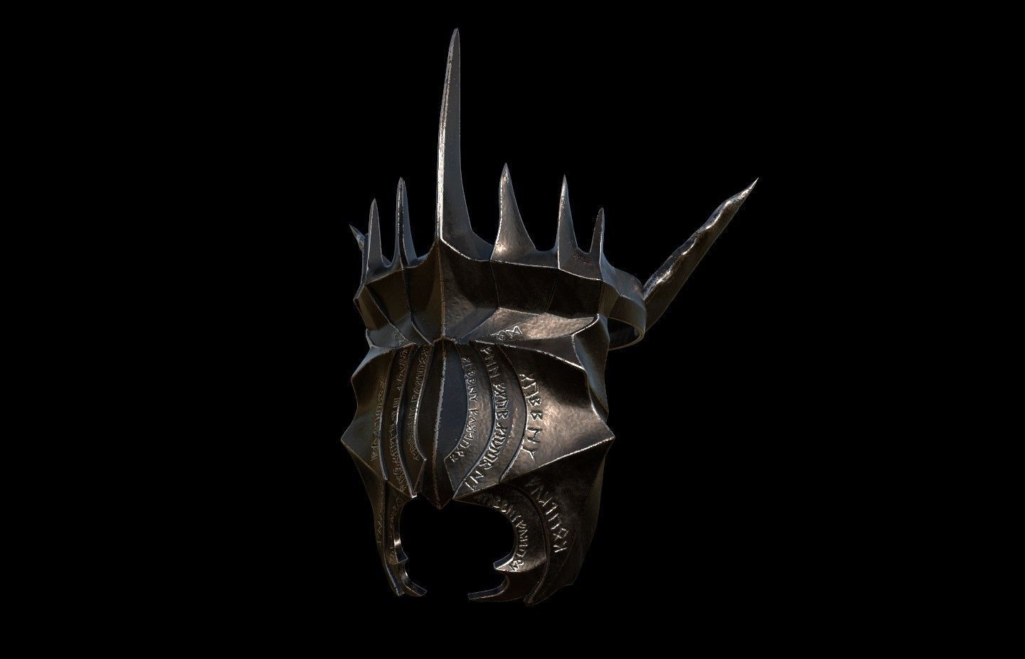 Mouth of Sauron LOTR 3D DIGITAL DOWNLOAD FILE 3D model 3D printable ...