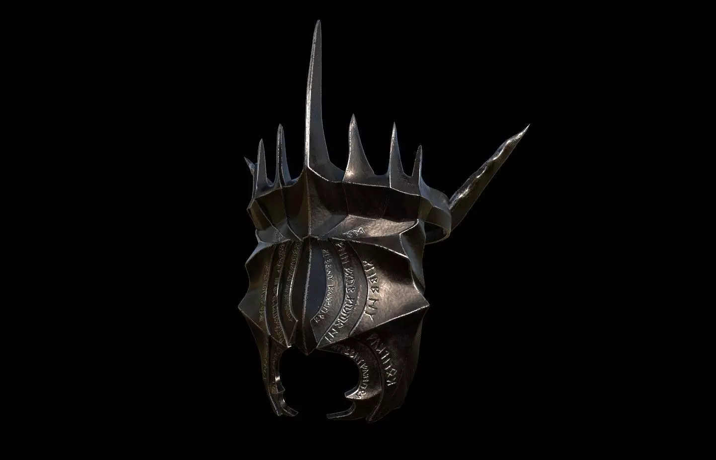 Mouth of Sauron LOTR 3D DIGITAL DOWNLOAD FILE 3D print model_0