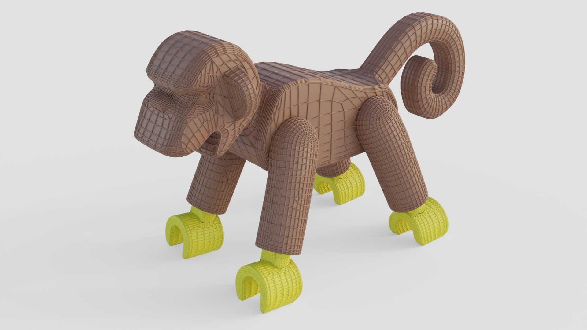 LEGO Monkeyfig 3D model_7