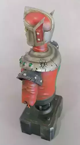 izenborg damage bust 25cm eye led light