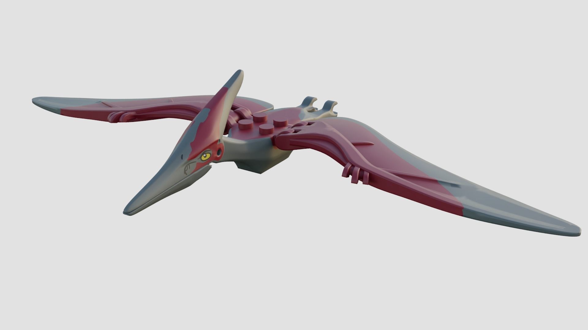 LEGO Pteranadonfig 3D model_2