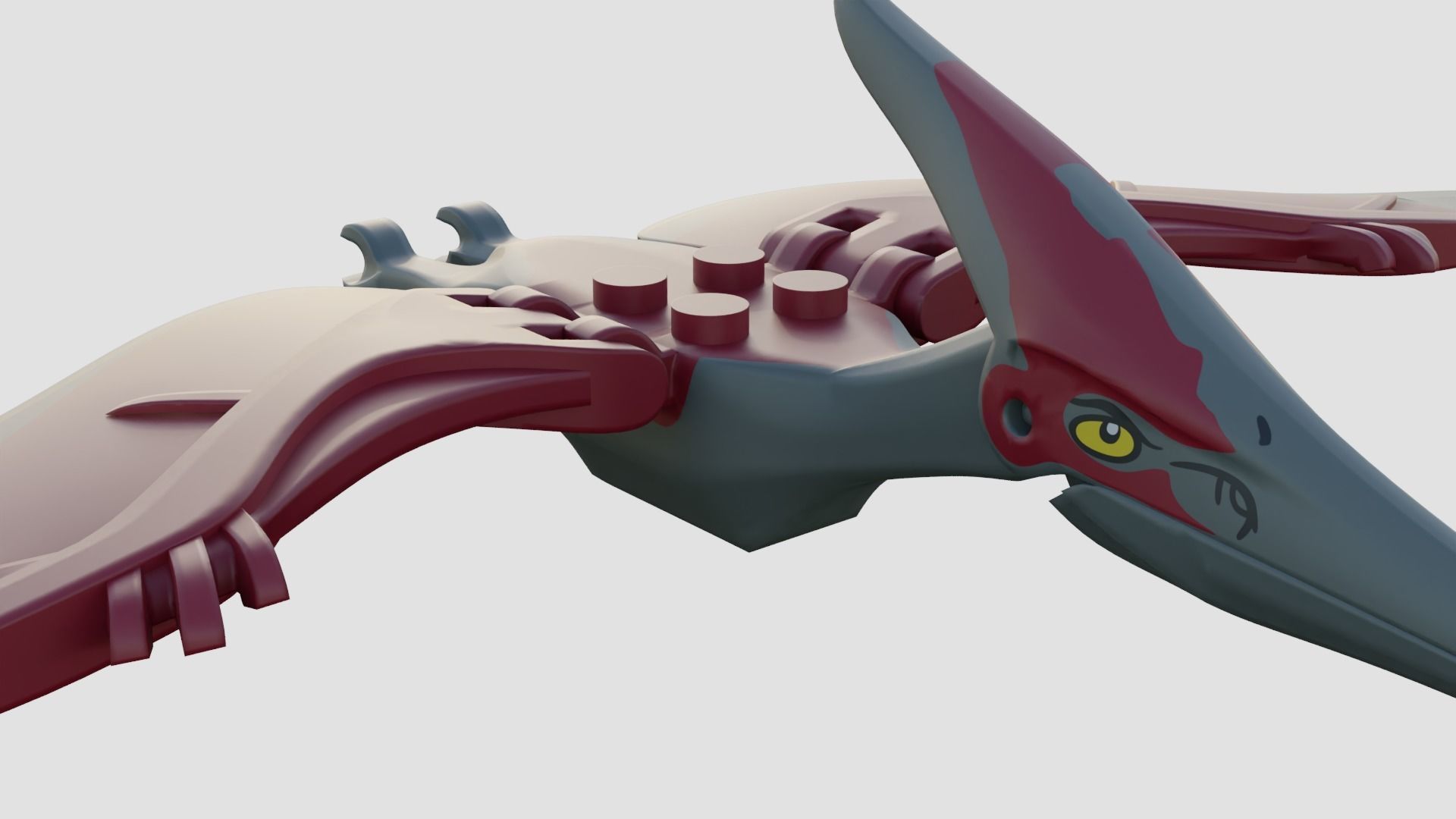 LEGO Pteranadonfig 3D model_3