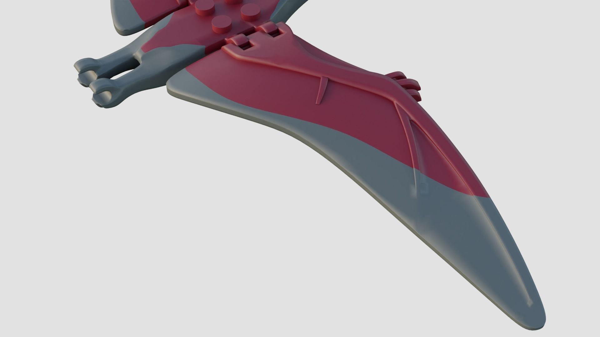 LEGO Pteranadonfig 3D model_5