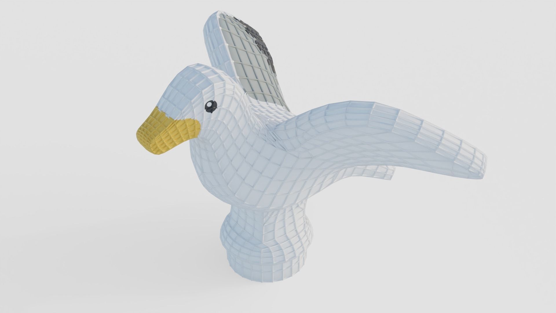LEGO Seagullfig 3D model_7