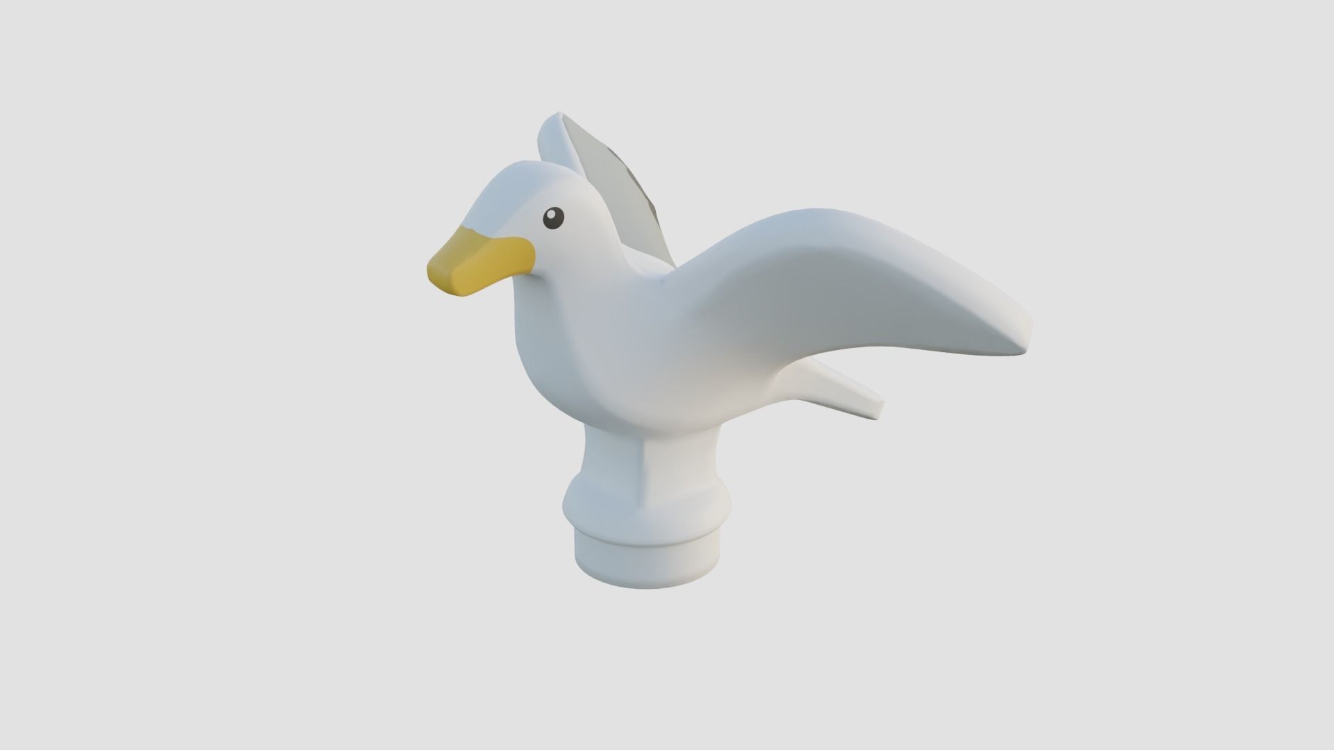 LEGO Seagullfig 3D model_2