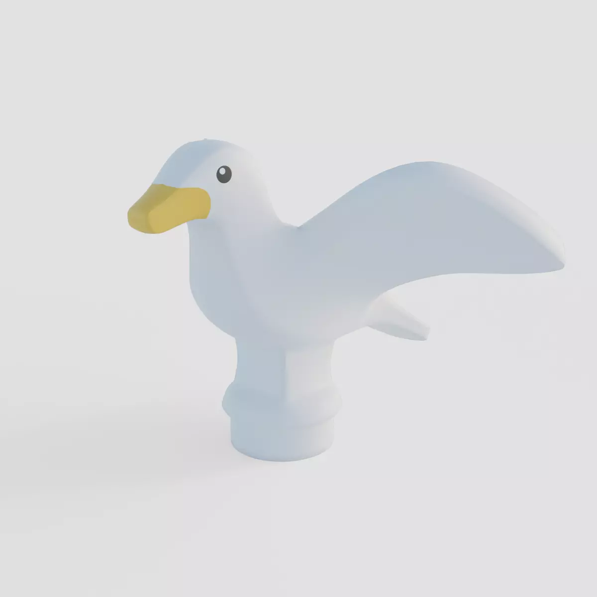 LEGO Seagullfig 3D model_0