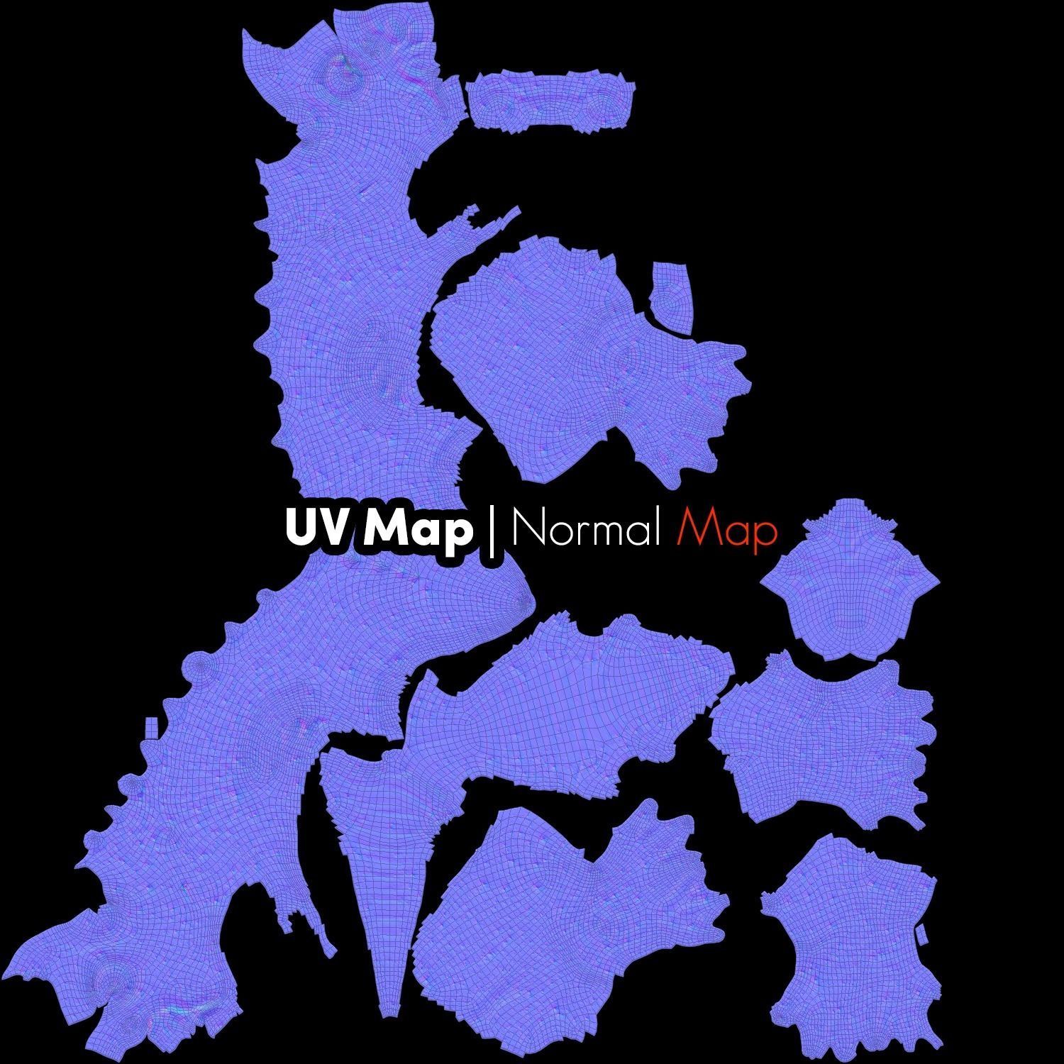 Lizard Demon 3DS Max 3D model_14