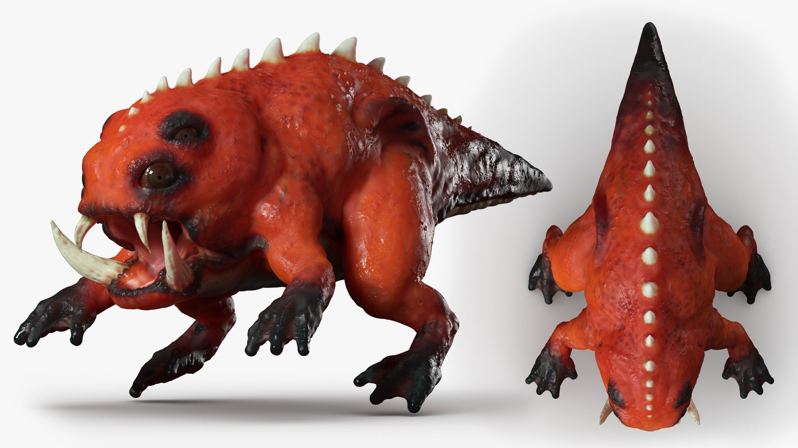 Lizard Demon 3DS Max 3D model_3
