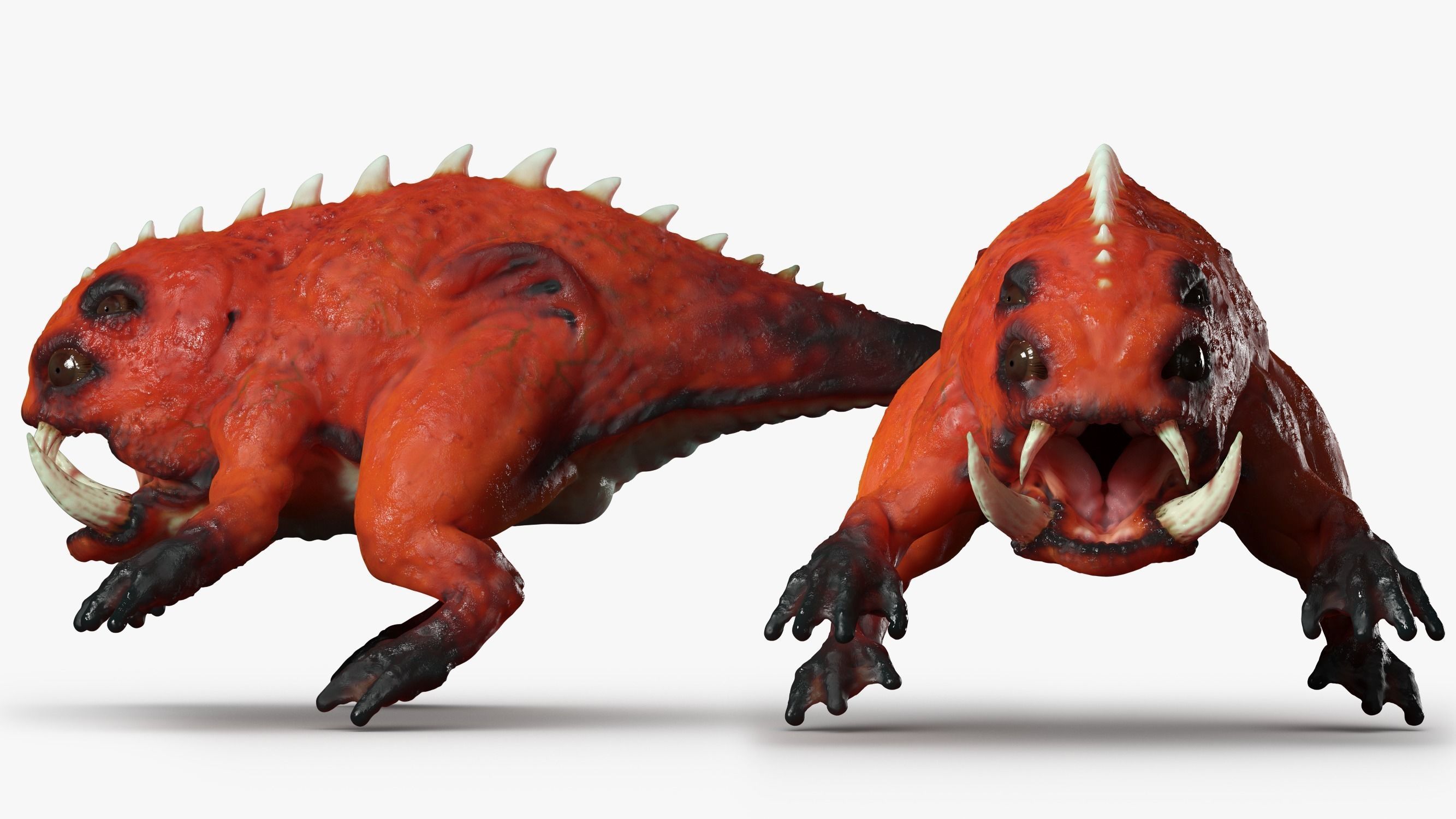 Lizard Demon 3DS Max 3D model_2