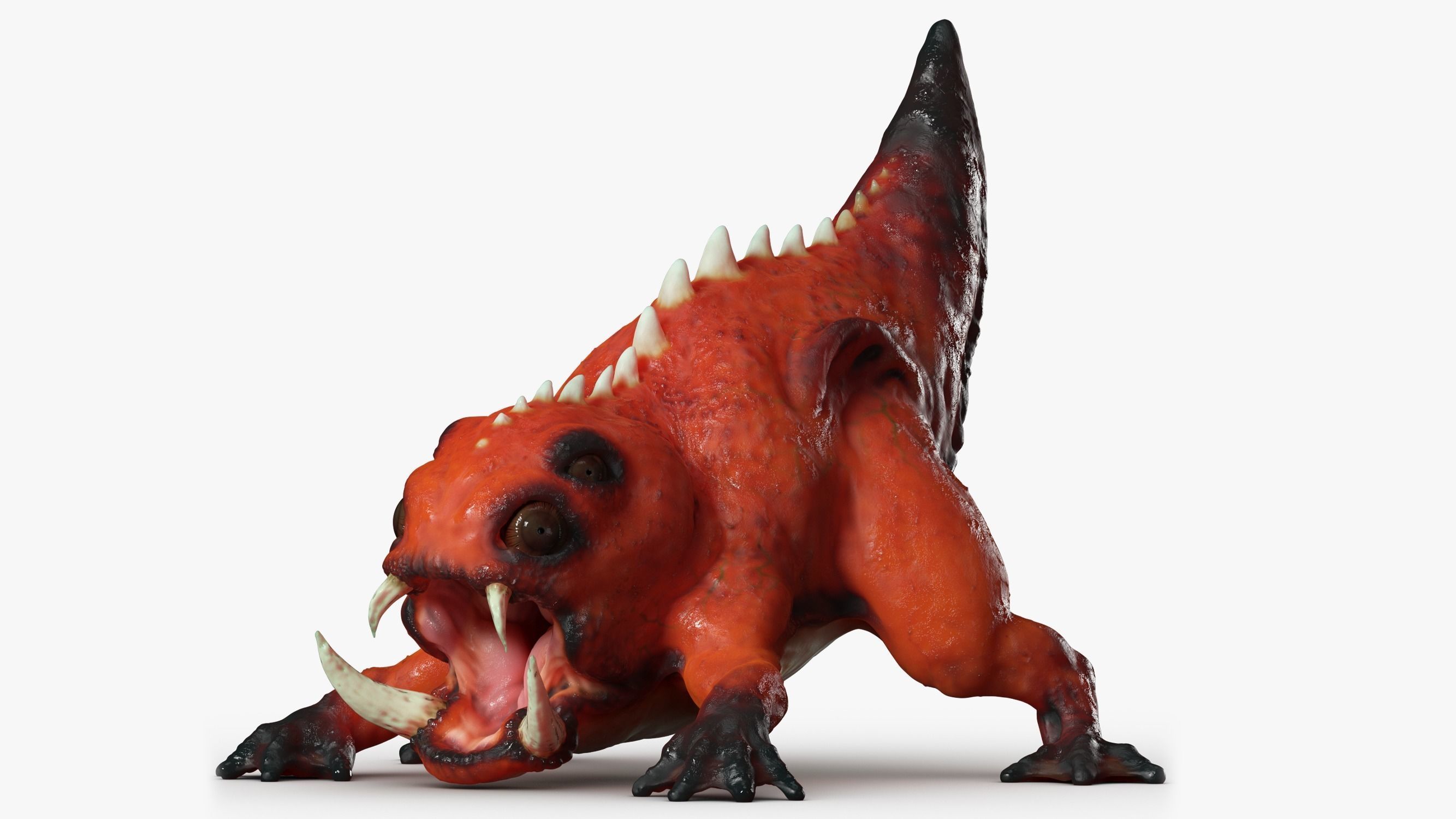 Lizard Demon 3DS Max 3D model_5