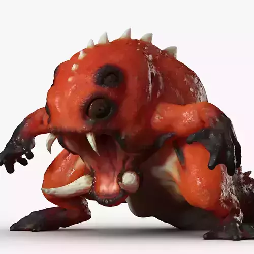 Lizard Demon 3DS Max 3D model