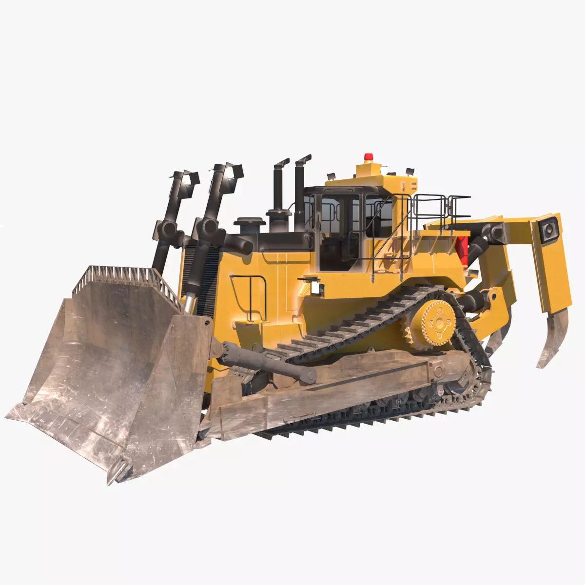 bulldozer 3D model_0