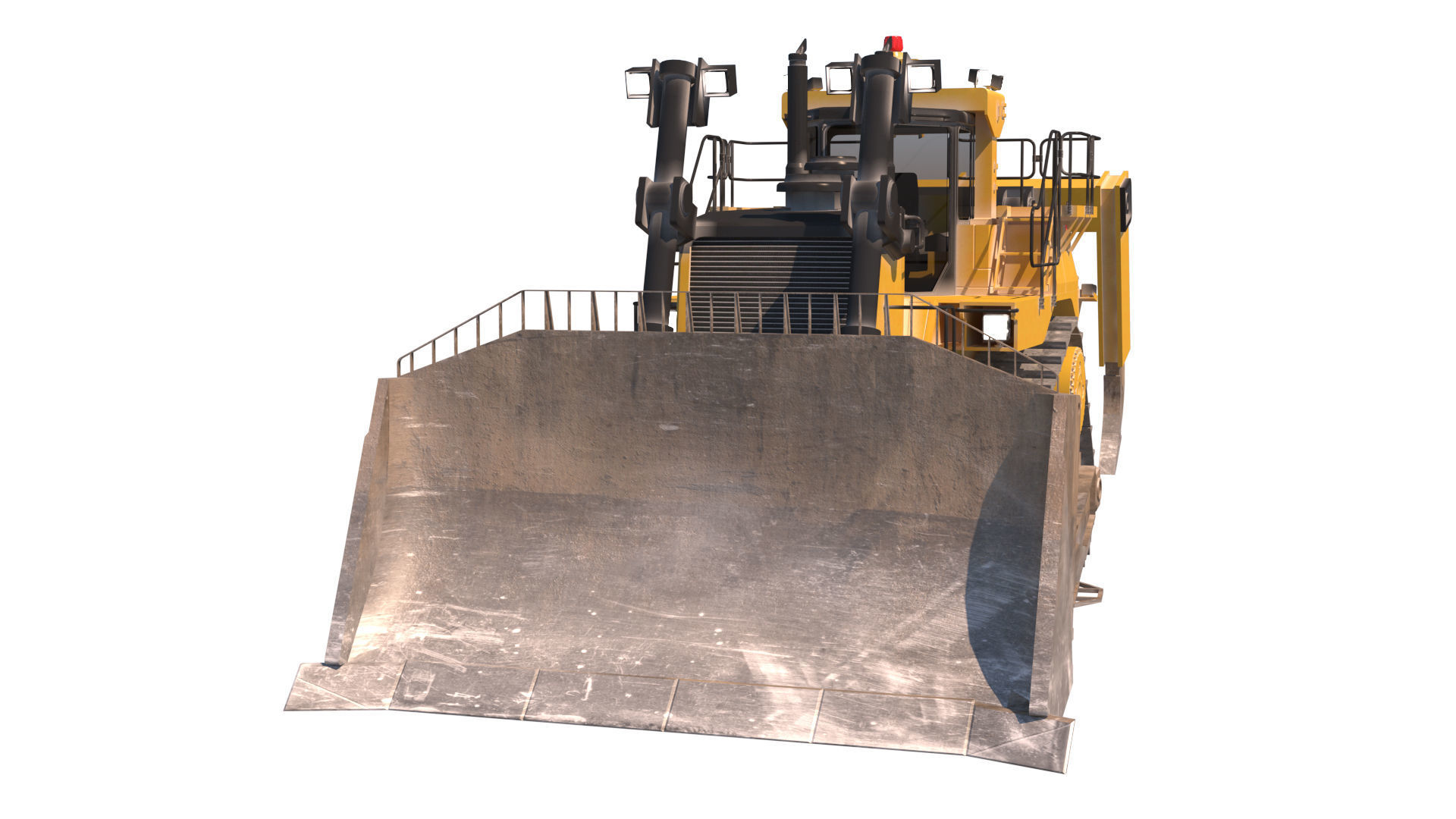 bulldozer 3D model_2