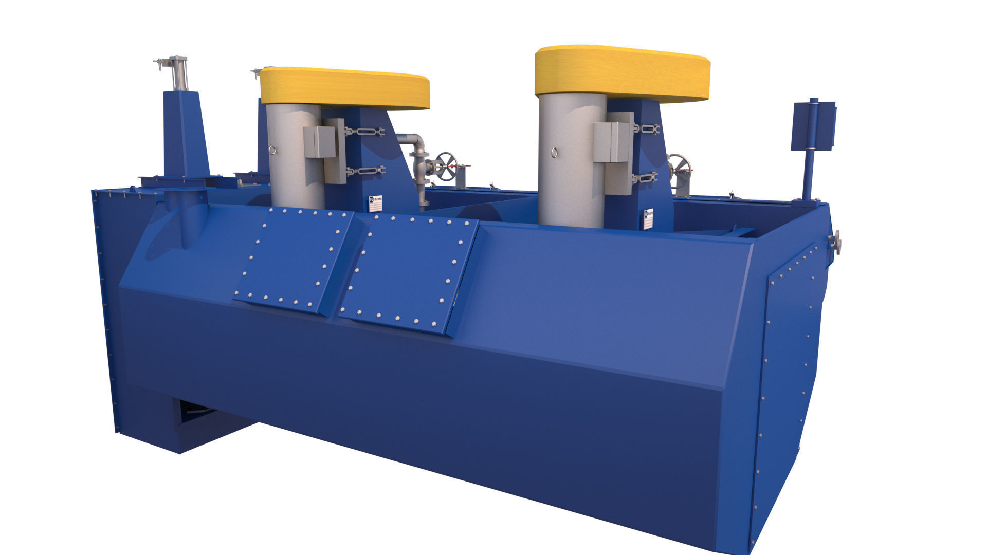 celda flotacion moly  3D model_5