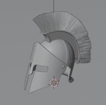 6 Spartan Helmets 3D model_14