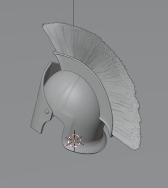 6 Spartan Helmets 3D model_15