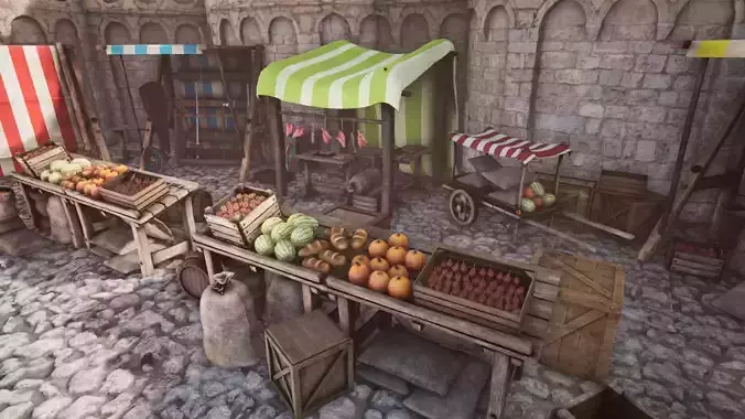 Ultimate Medieval Market  40 Variations