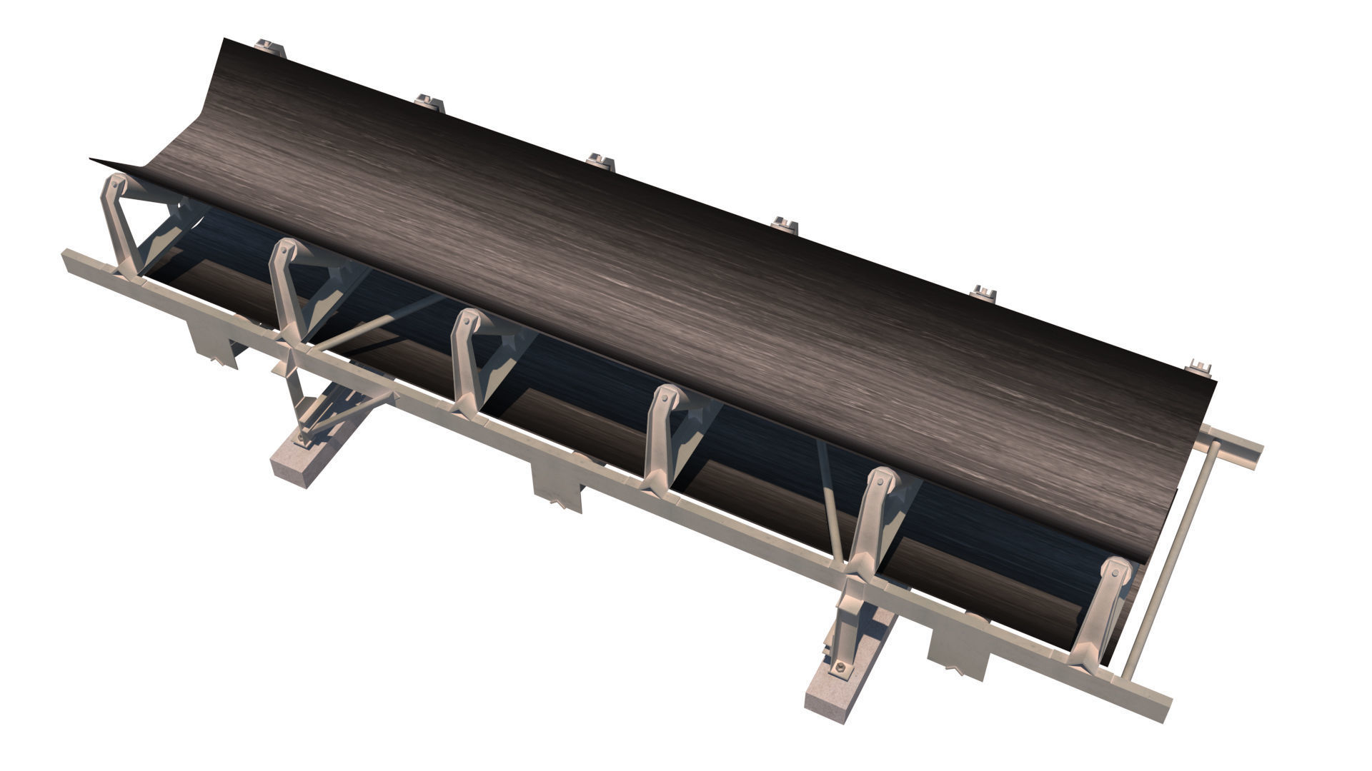 conveyor belt 3D model_2