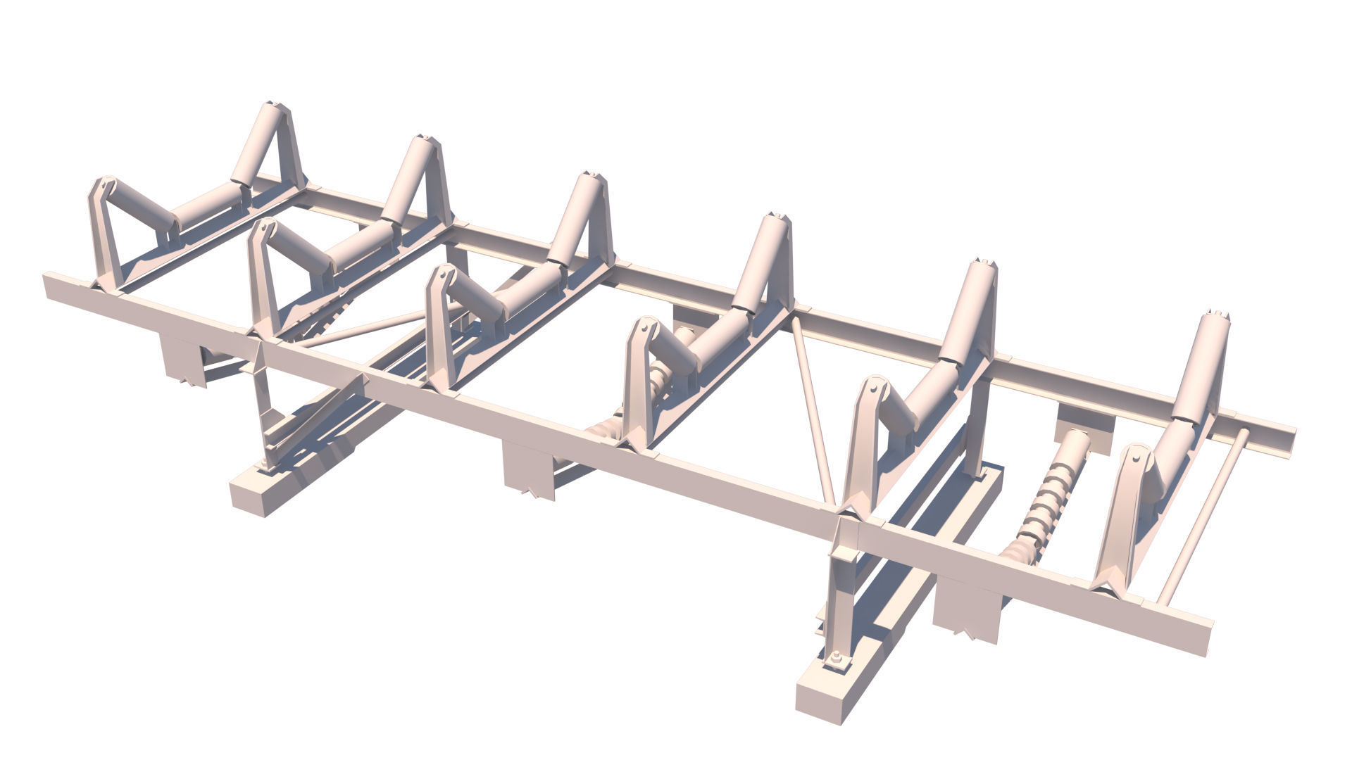 conveyor belt 3D model_5