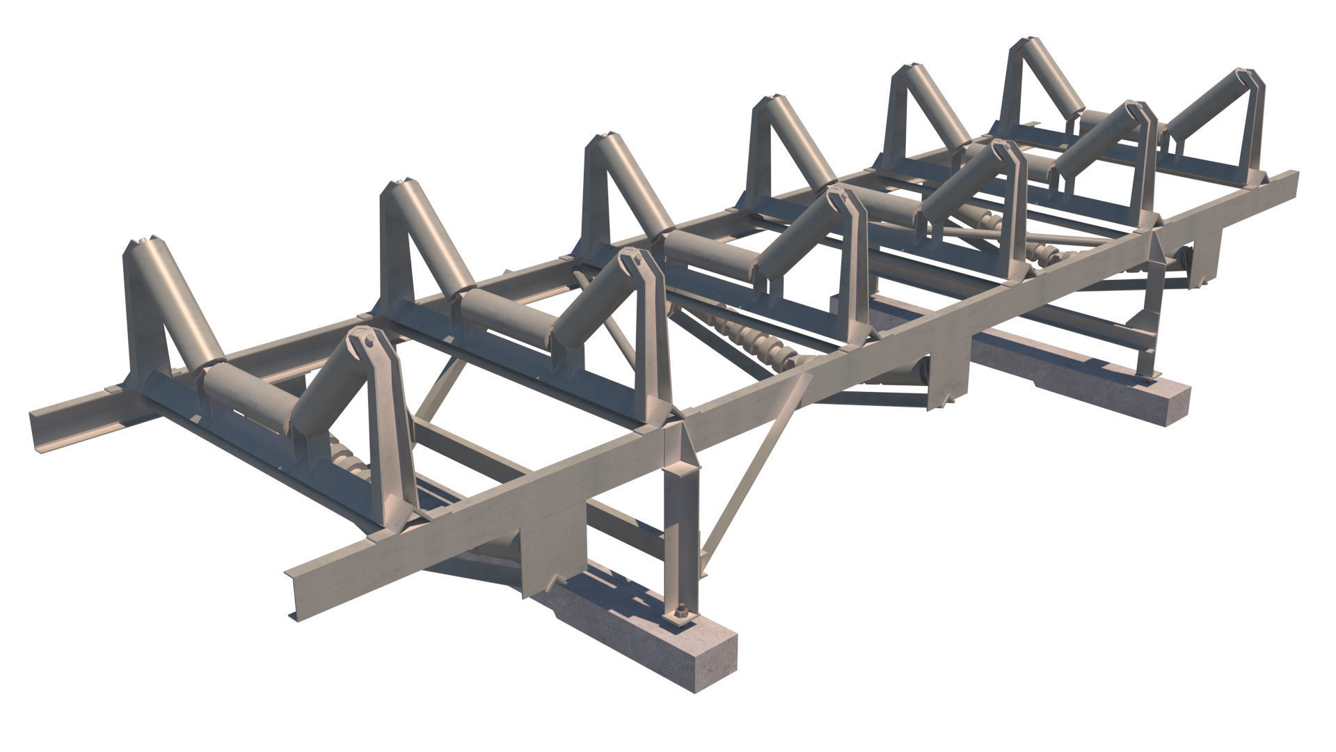 conveyor belt 3D model_3