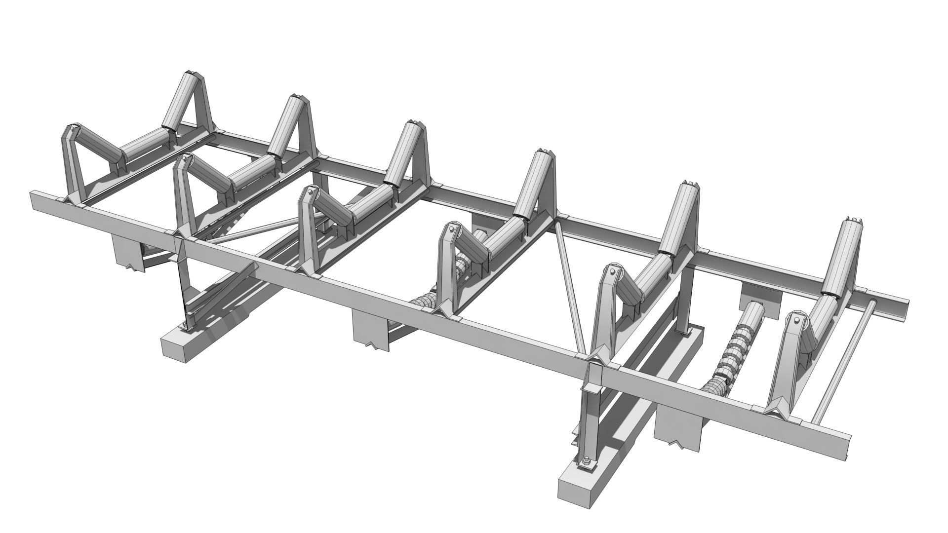 conveyor belt 3D model_6