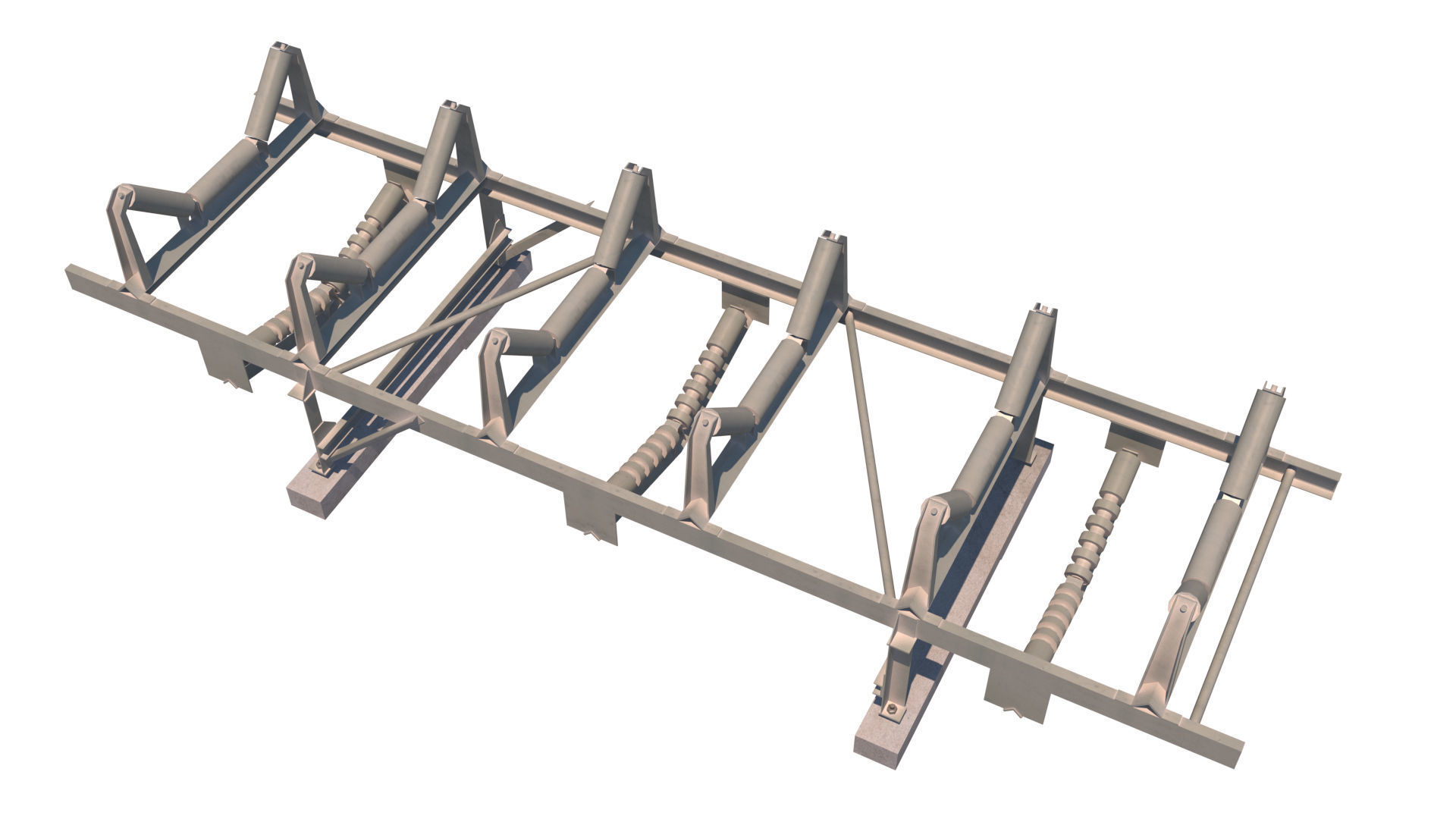 conveyor belt 3D model_4