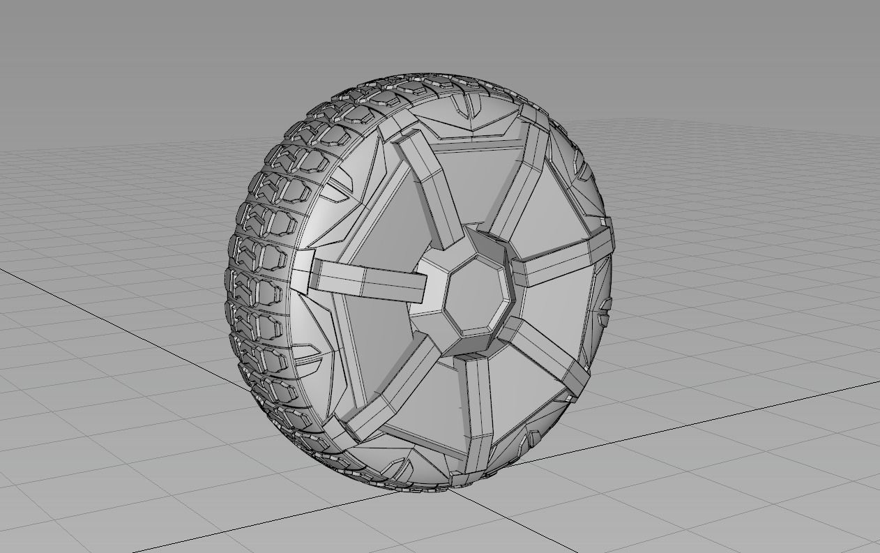 Tesla Cybertruck Wheel 3D model 3D model_9