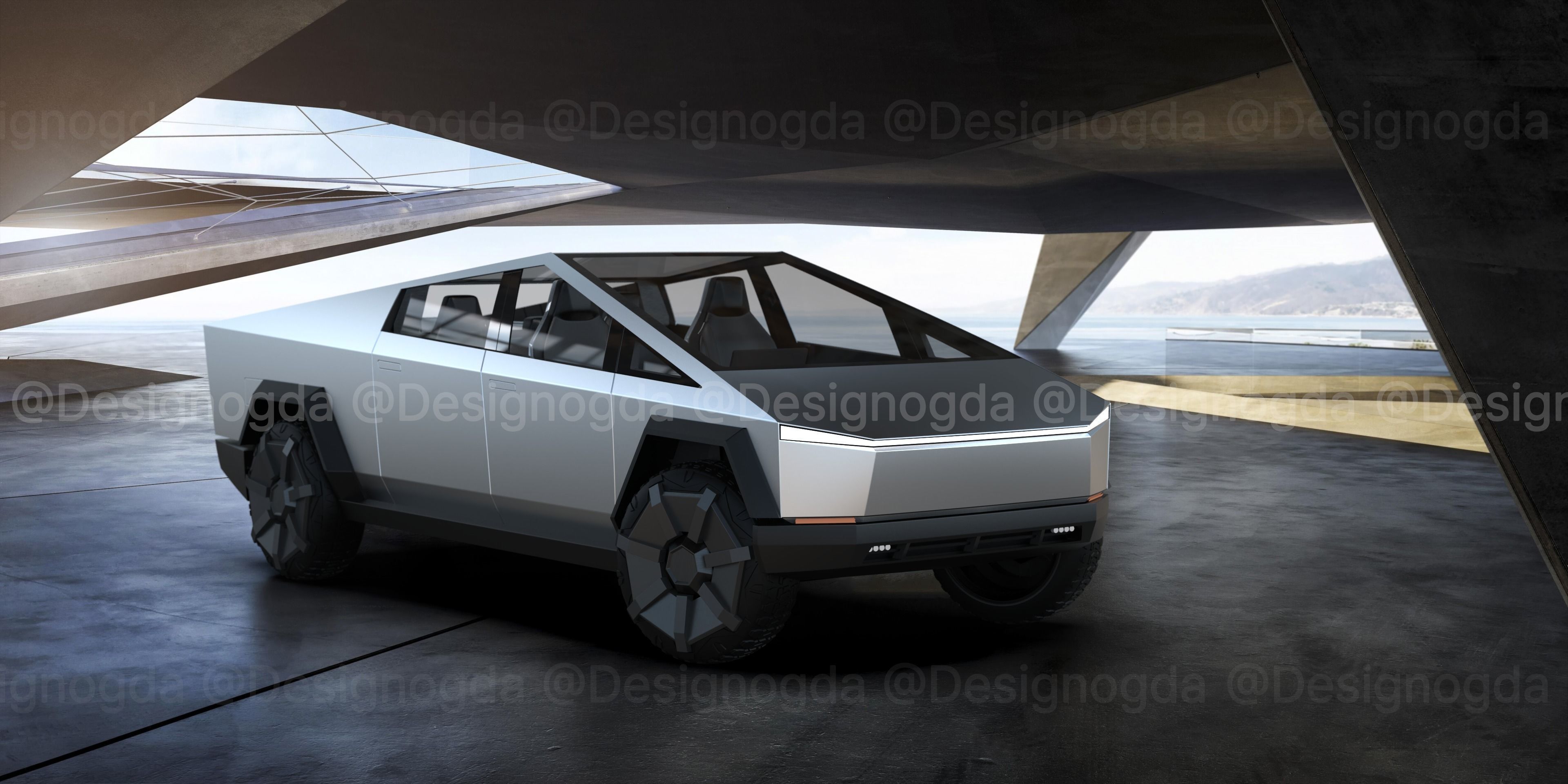 Tesla Cybertruck Wheel 3D model 3D model_1