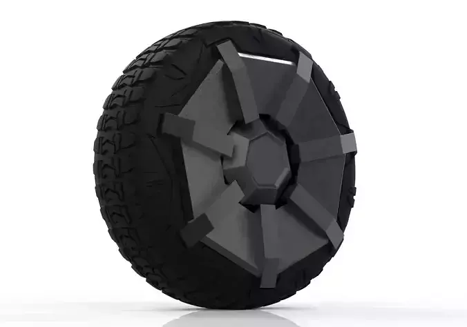 Tesla Cybertruck Wheel 3D model
