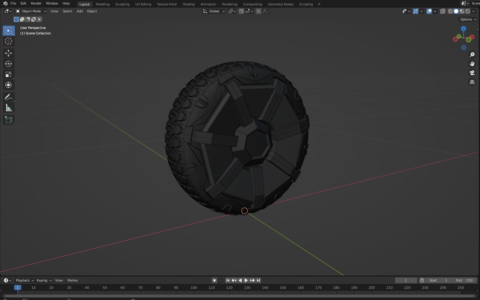 Tesla Cybertruck Wheel 3D model 3D model_12