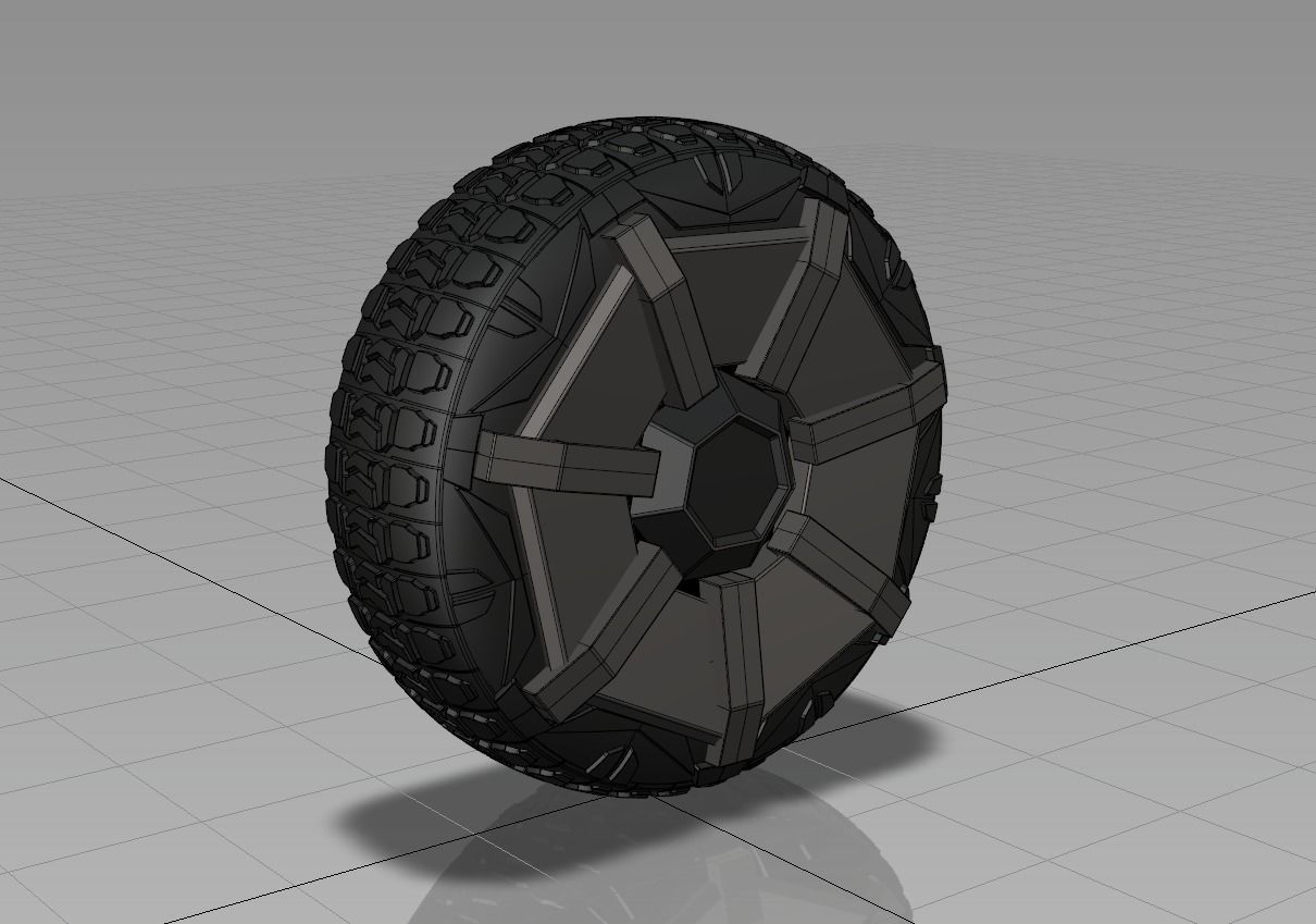 Tesla Cybertruck Wheel 3D model 3D model_5