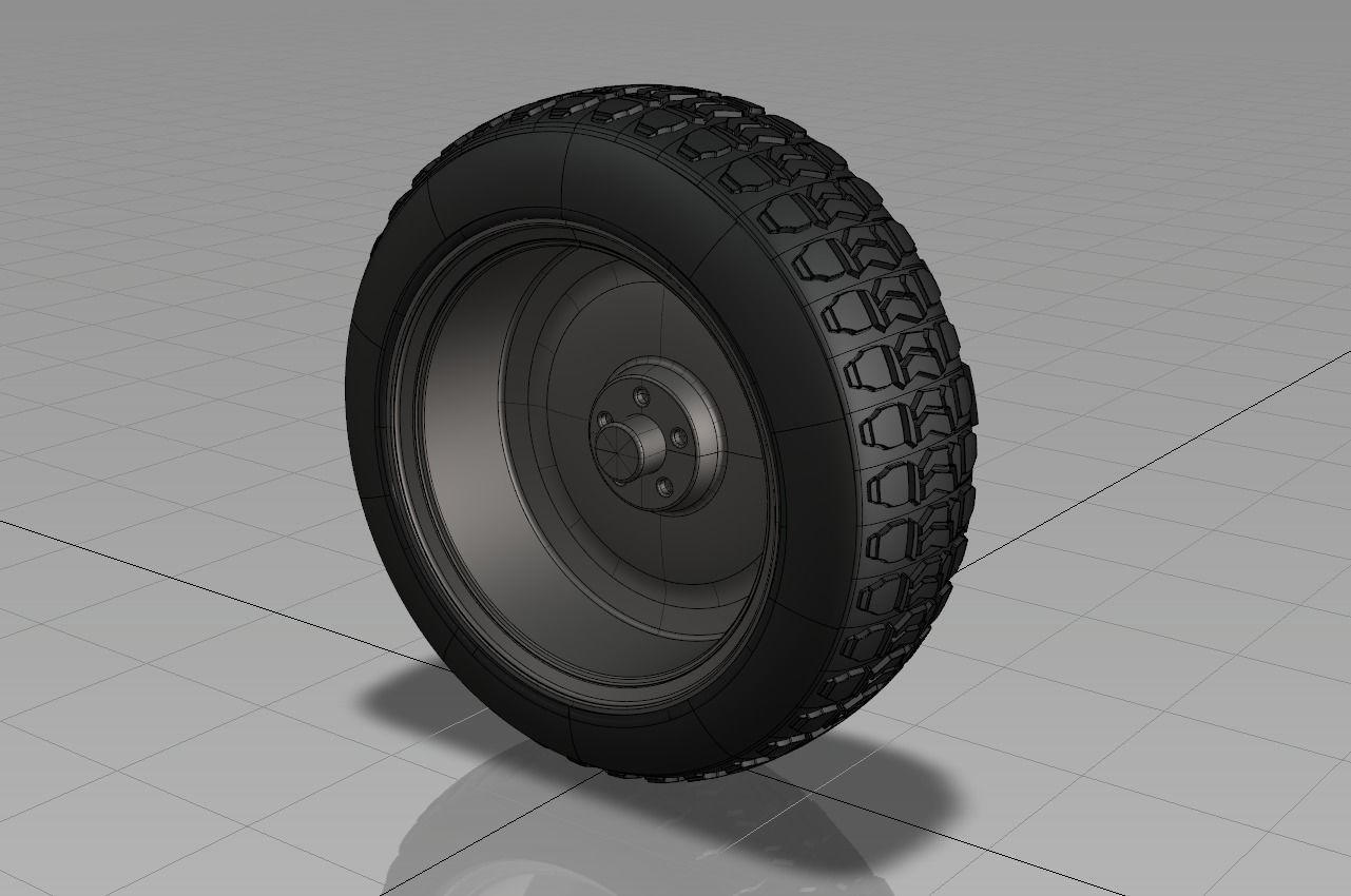 Tesla Cybertruck Wheel 3D model 3D model_8