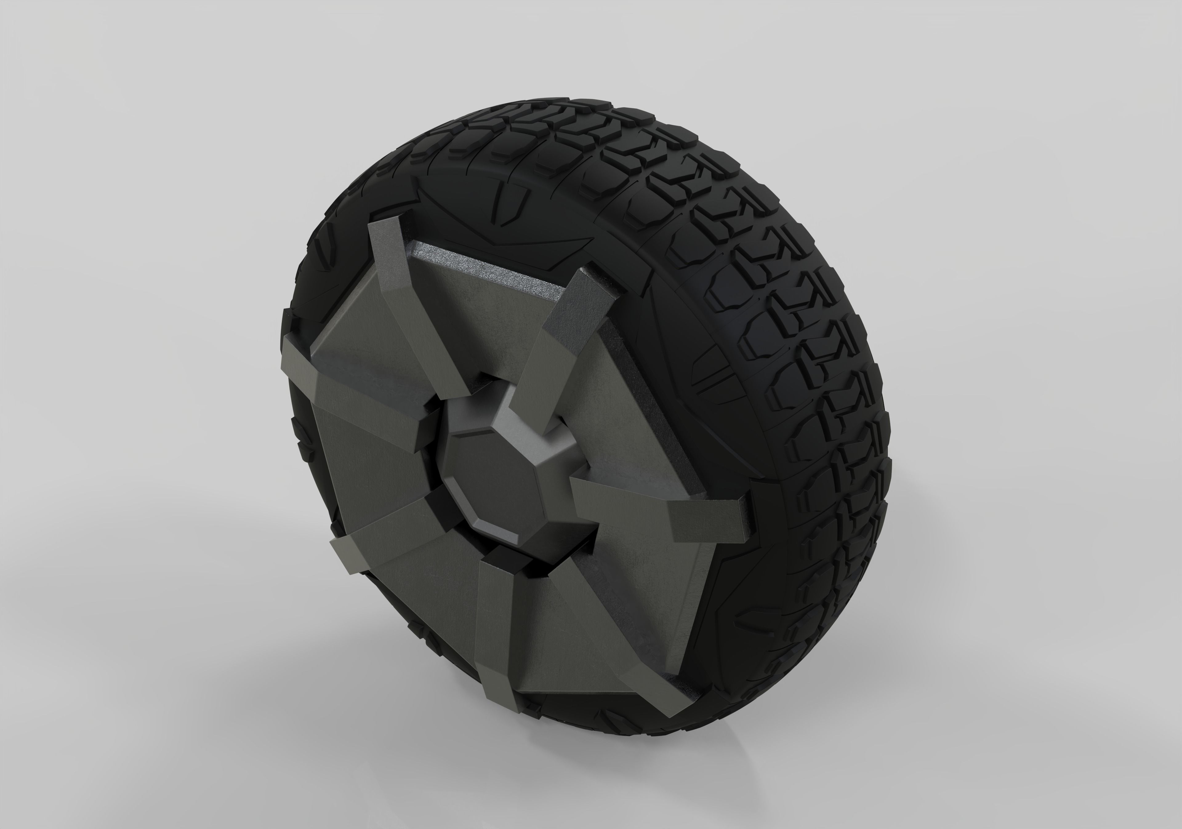 Tesla Cybertruck Wheel 3D model 3D model_3
