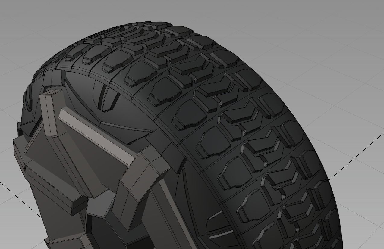 Tesla Cybertruck Wheel 3D model 3D model_6