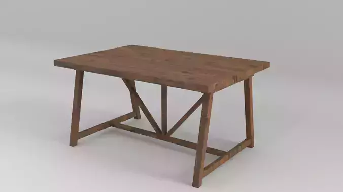 Wood table Brown