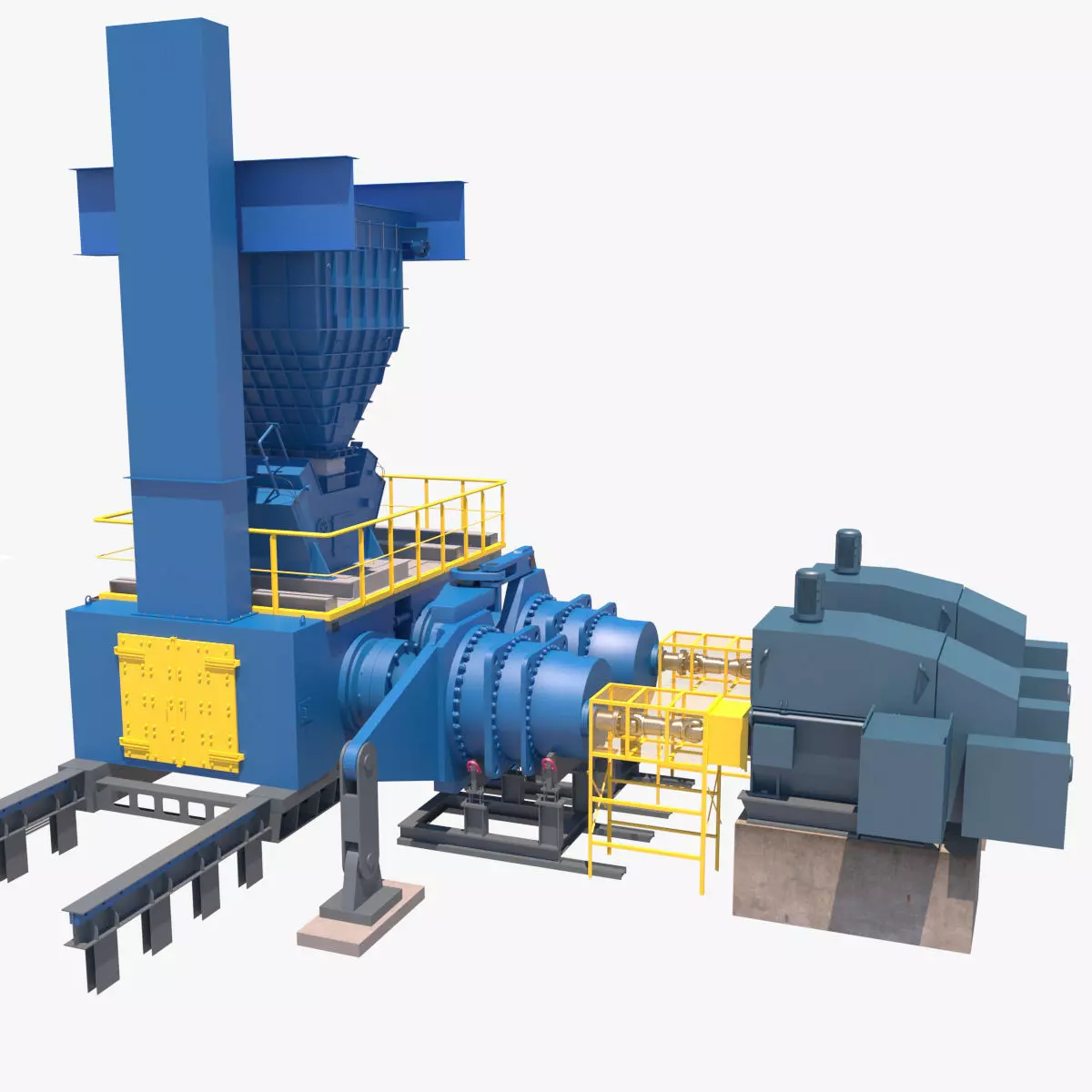model hpgr pulverizer machine 3D model